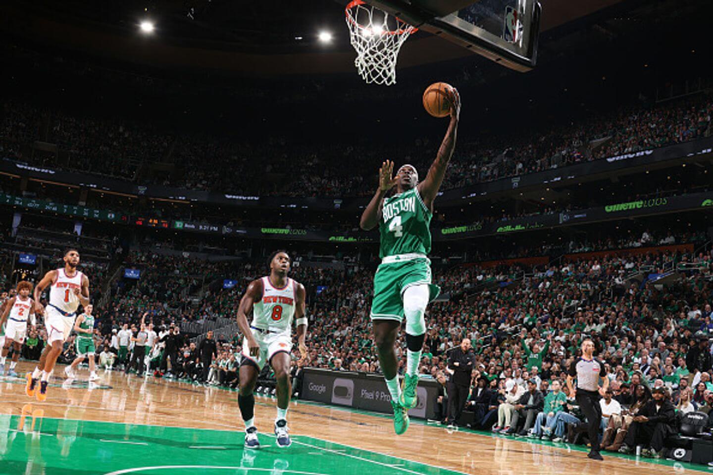 Celtics vs. Knicks live updates: Boston leads in fourth, tie 3-point record