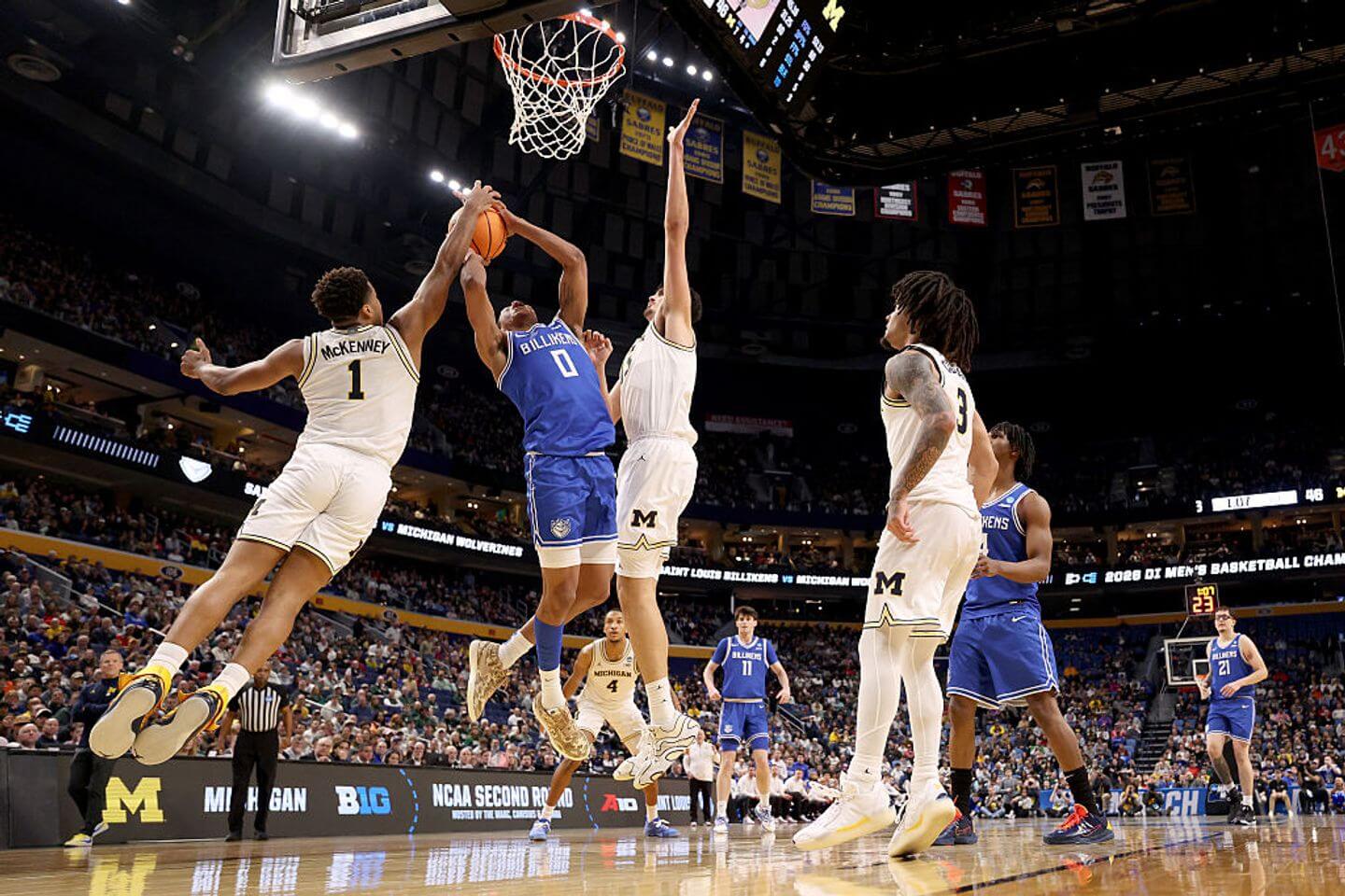 Men’s March Madness 2026 second round scores, live updates: Michigan, Saint Louis battling in second half for Sweet 16 berth