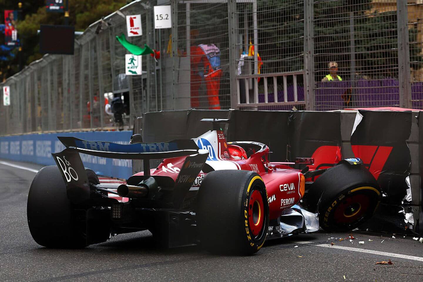 F1 Azerbaijan GP live updates: Qualifying chaos as Oscar Piastri, Charles Leclerc crash out in Q3
