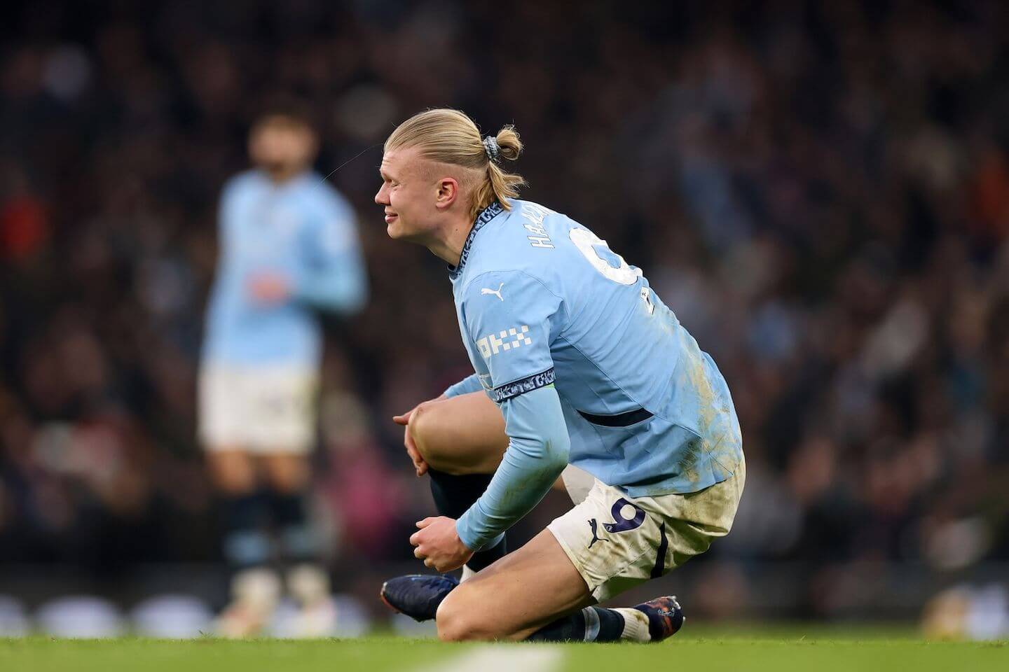 Manchester City vs Newcastle live updates: Haaland injured late after Marmoush hat-trick in 4-0 Premier League win