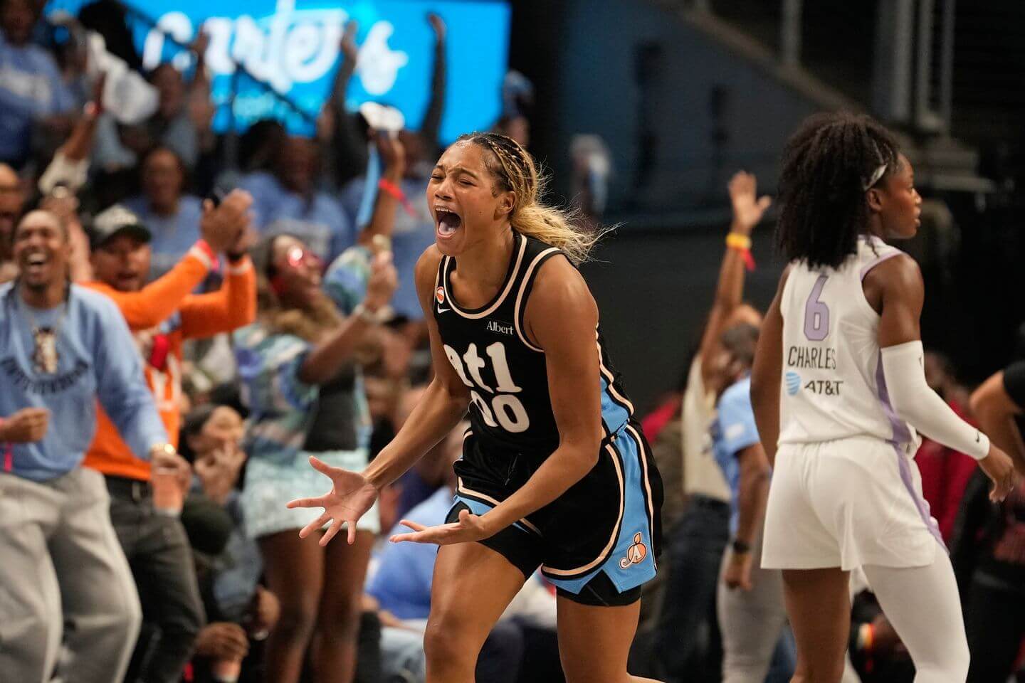 How Angel Reese and Atlanta dominated Game 3 to take Finals lead over the Valkyries