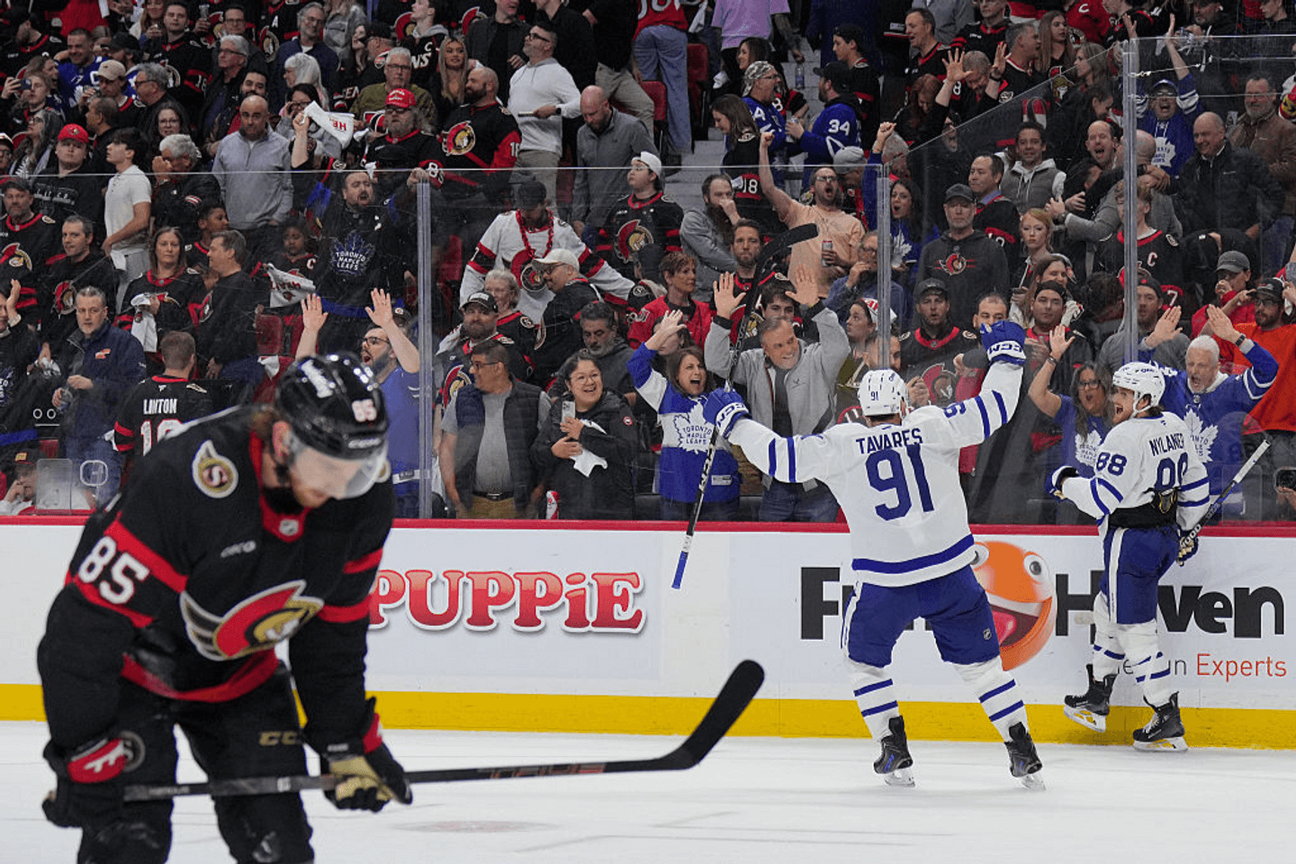 Maple Leafs win Game 6 over Senators, advance to second-round of Stanley Cup Playoffs: Live reaction and updates
