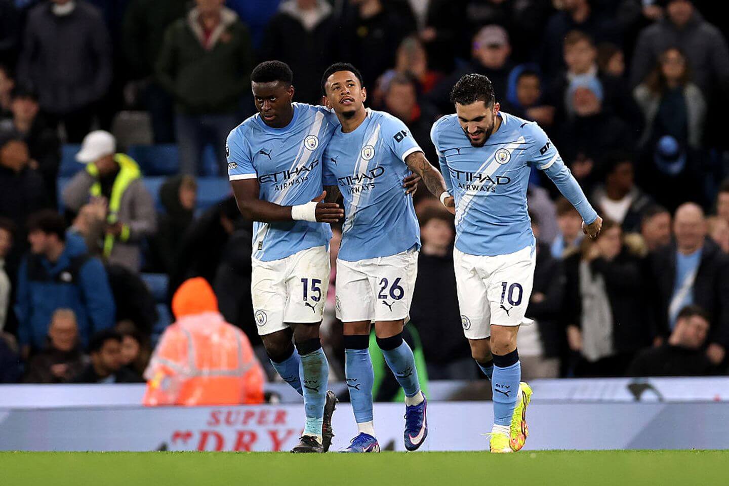 Manchester City defeat Crystal Palace to move two points behind Arsenal in Premier League title race: live updates and reaction