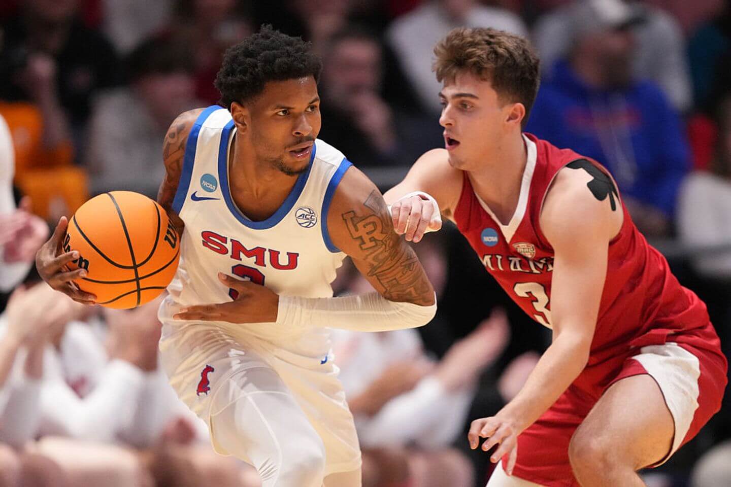 Men’s March Madness 2026 First Four score, live updates: Latest as Miami (OH) faces SMU, Prairie View earns Florida date
