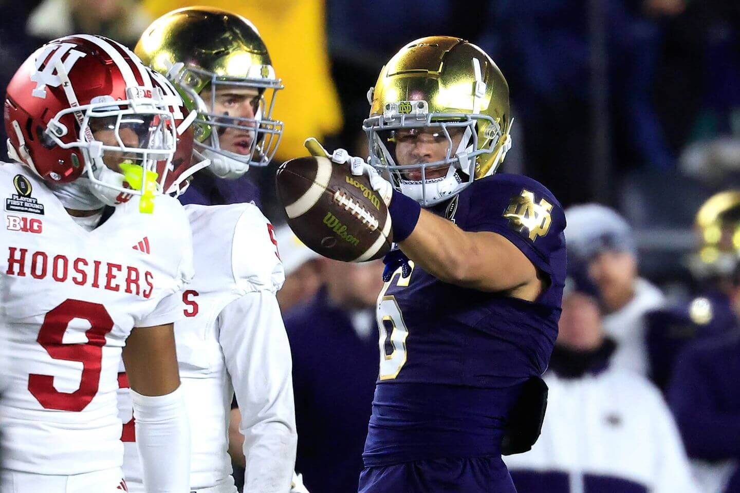 ​Notre Dame dominates Indiana in College Football Playoff first round: Live reaction and updates
