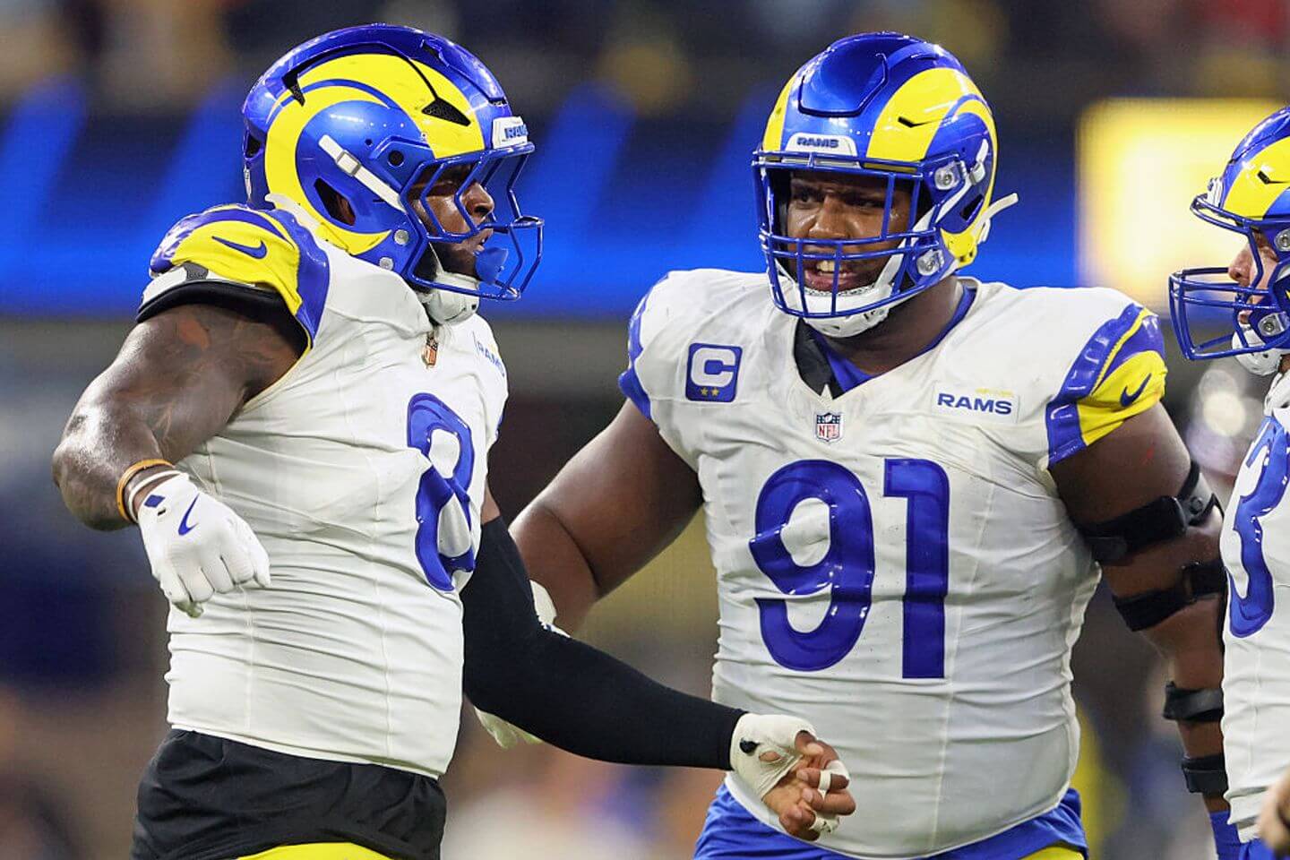 Rams rout Buccaneers 34-7 amid Baker Mayfield injury concerns: Live analysis and reaction