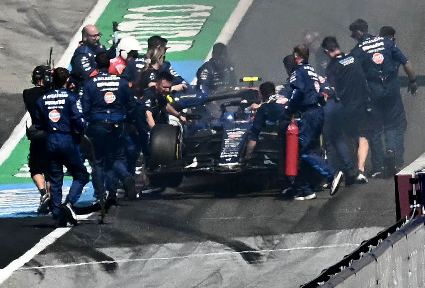 F1 Austrian Grand Prix live updates: Latest as Sainz fire delays start, Norris on pole