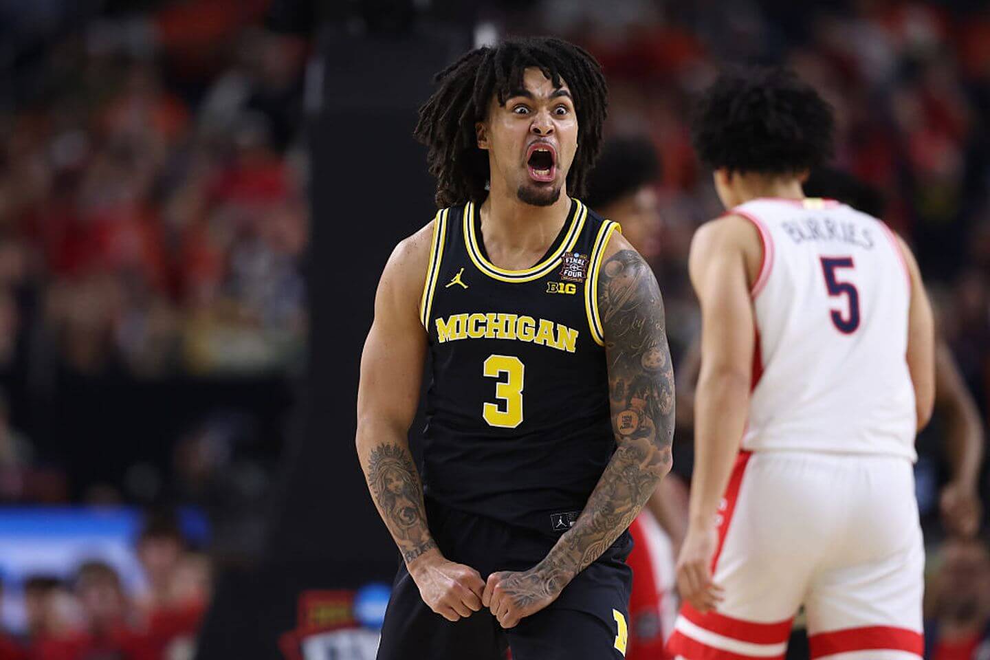 Michigan vs. Arizona March Madness score, live updates: Wolverines lead Wildcats in NCAA Tournament Final Four