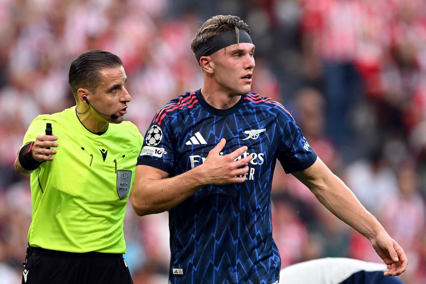 Athletic vs Arsenal live updates: Champions League game latest score with Gyokeres patched up after head injury