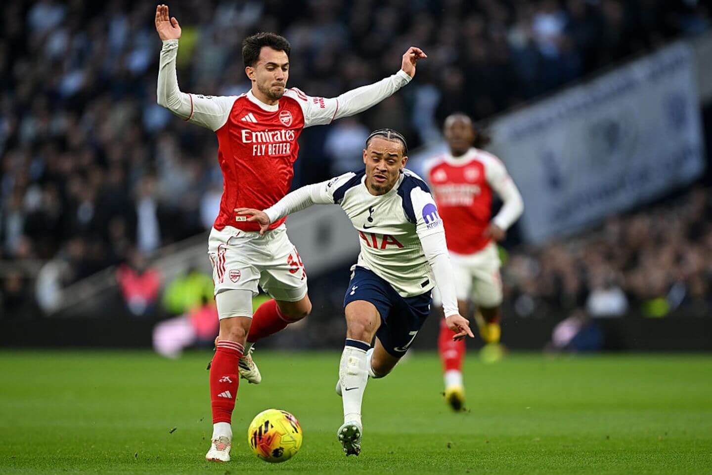 Tottenham vs Arsenal live updates: Premier League north London derby latest as Kolo Muani equalises for hosts