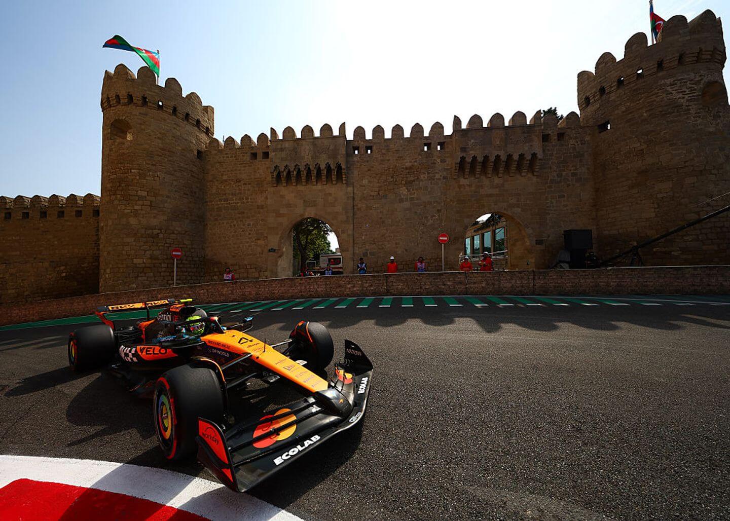F1 Azerbaijan GP live updates: Latest as Lando Norris quickest in interrupted FP1, FP2 next in Baku today
