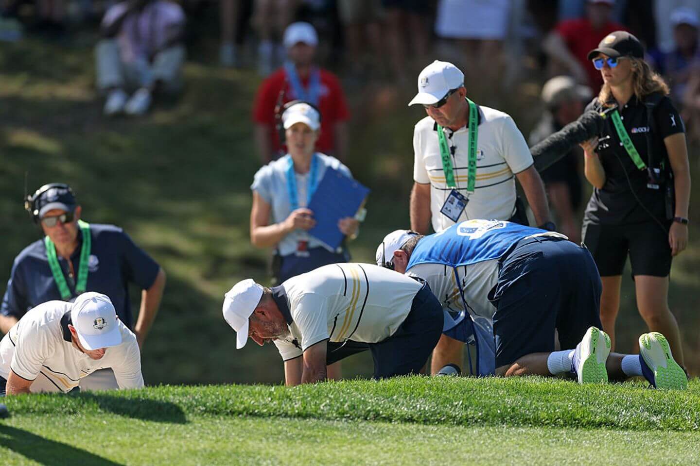 Ryder Cup 2025 live updates: Scores, results and tee times for today’s singles matches as Europe lead