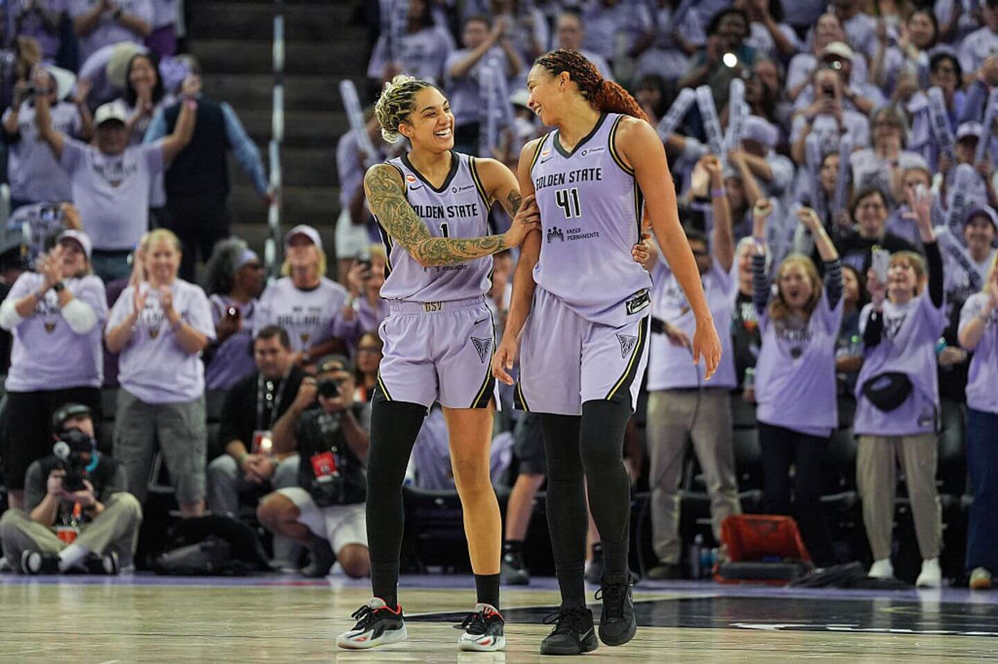 Valkyries crush Aces behind Gabby Williams to take Game 1, Dream outlast Liberty: Live updates and reaction