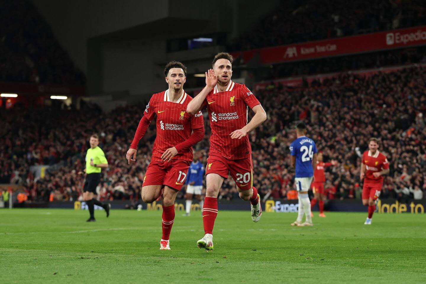 Liverpool vs Everton live updates: Jota goal wins Merseyside derby for Premier League leaders