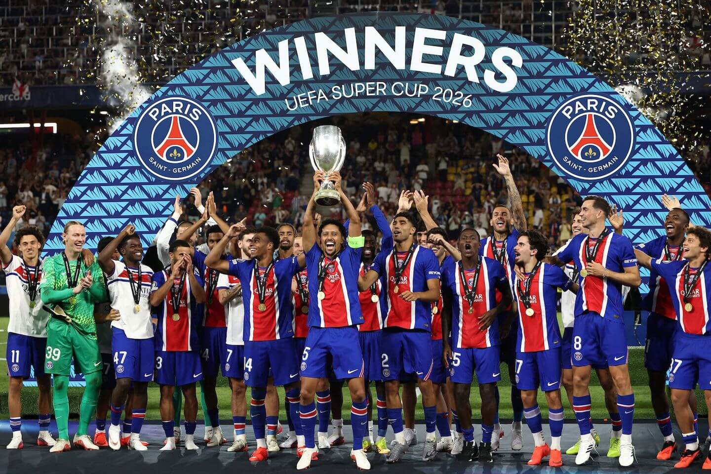 How PSG beat Aston Villa to win 2026 UEFA Super Cup thanks to Desire Doue’s winner
