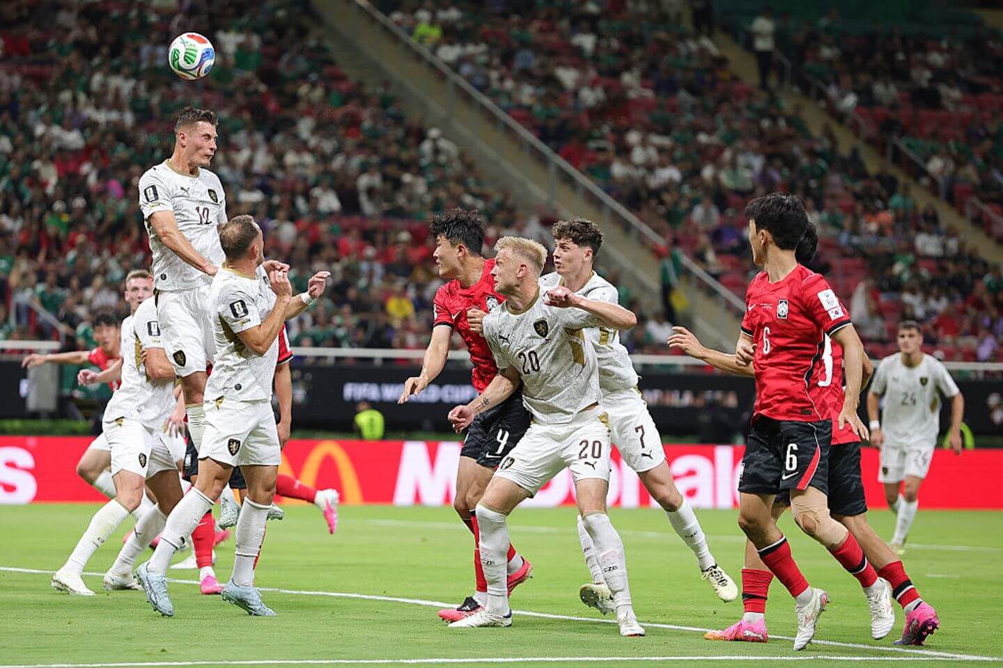 Czech Republic and South Africa play Group A match at World Cup 2026
