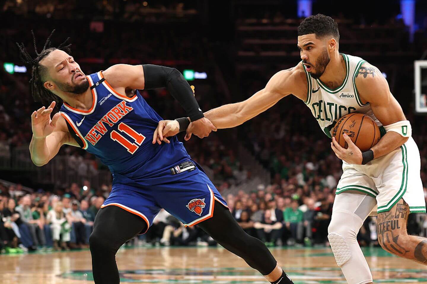 Knicks vs. Celtics live updates: 2025 NBA Playoffs Game 1 score, highlights, analysis