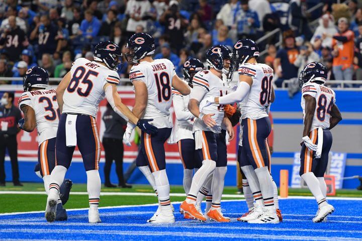 bears vs lions live updates nfl thanksgiving day stats highlights news analysis bears down lions in 16 14 win the athletic