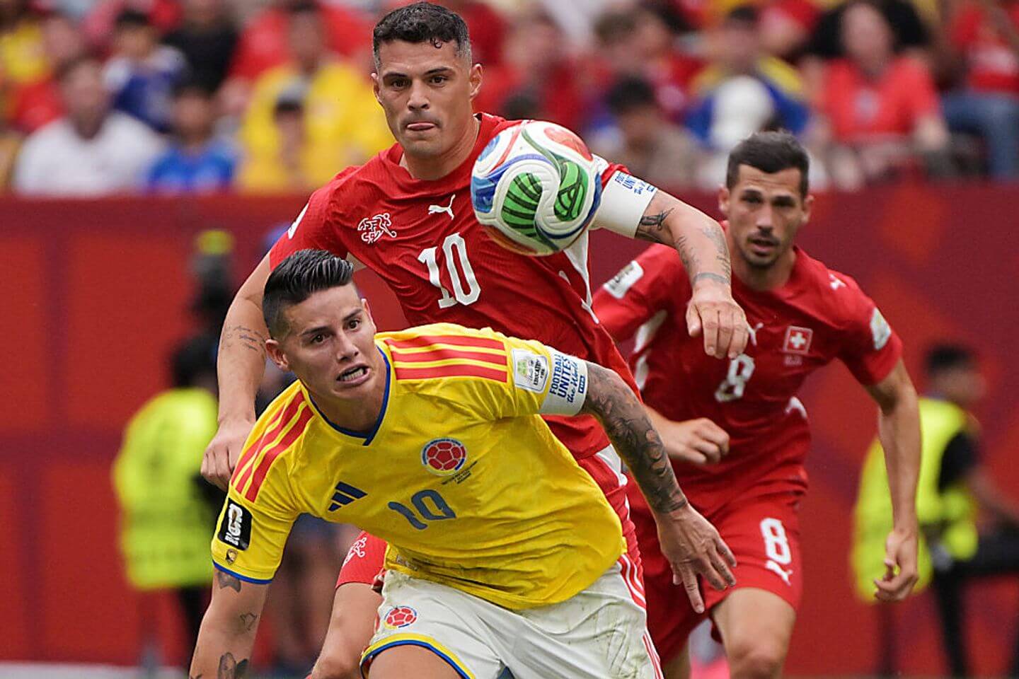 Switzerland and Colombia level in cagey final World Cup last-16 clash: Live updates