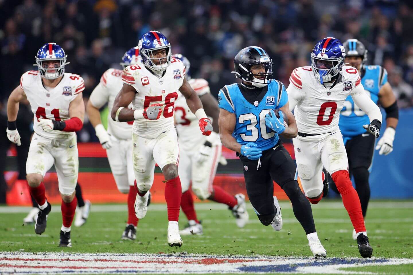 NFL Week 10 scores and live updates: Panthers lead Giants in Munich, schedule, inactives, predictions, odds