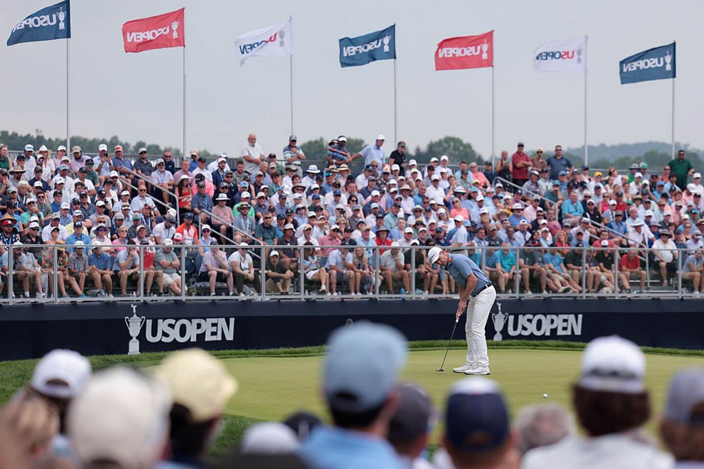 U.S. Open 2025 live updates: Round 2 scores and leaderboard with Lawrence and Spaun leading