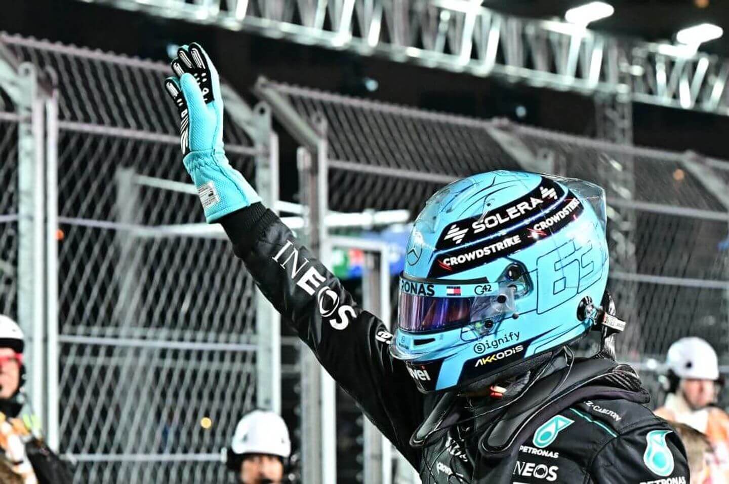 F1 Las Vegas GP live updates: George Russell takes pole for Mercedes in qualifying