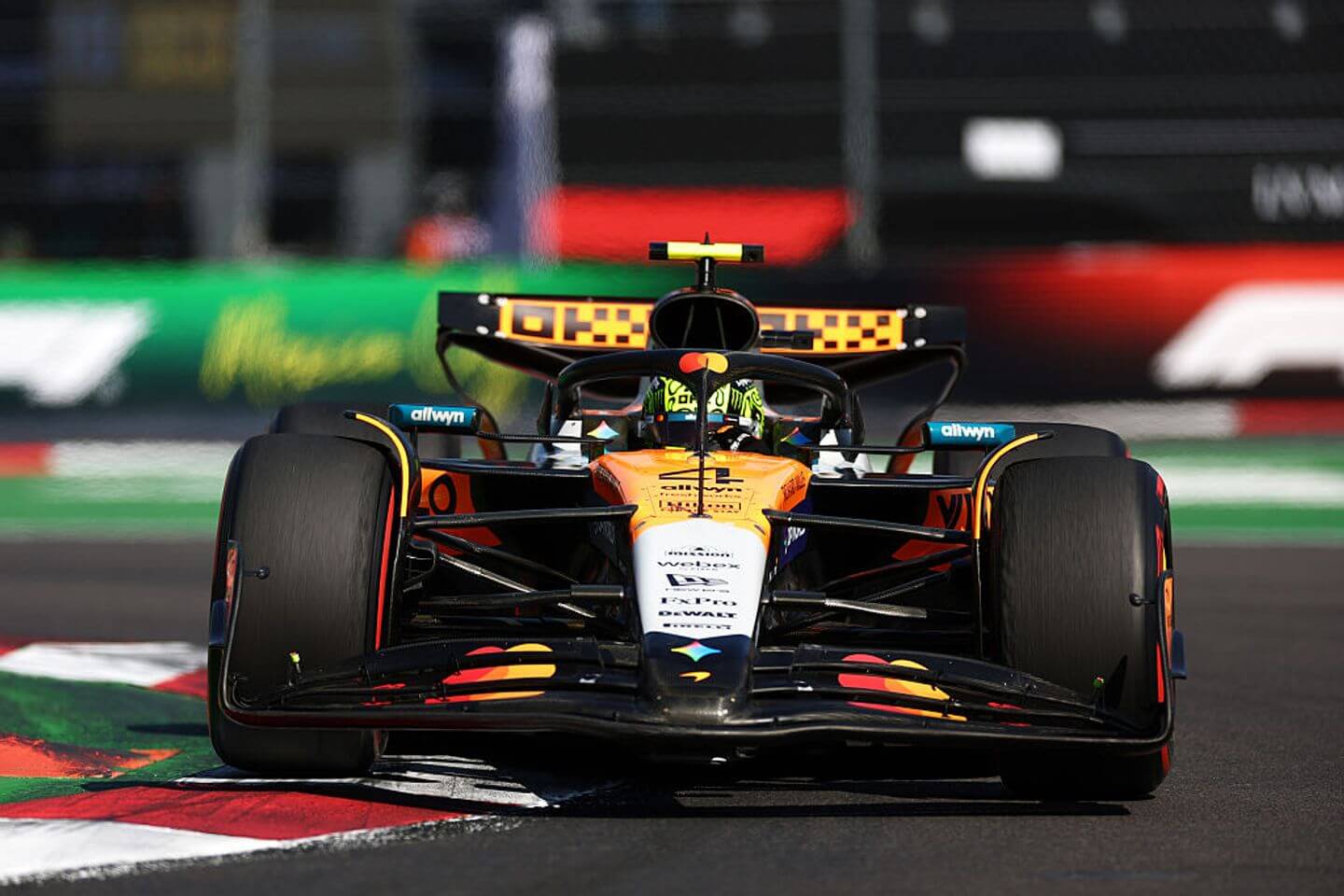 F1 Mexico Grand Prix live updates: Norris in total control as Verstappen hunts down Leclerc