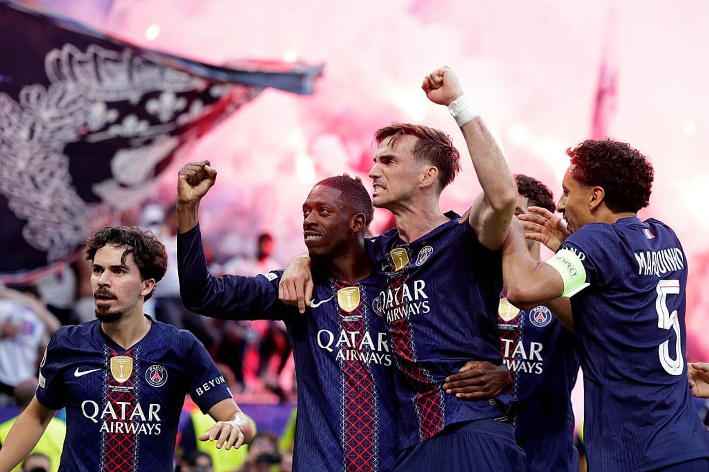 PSG vs Arsenal live updates: Champions League final latest as Dembele penalty levels score
