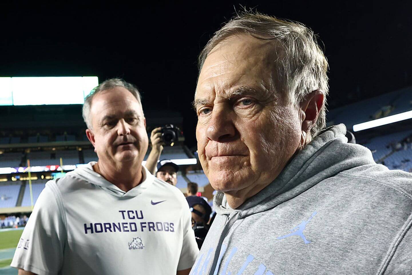 TCU vs. North Carolina live reaction: Bill Belichick’s Tar Heels blown out 48-14 in coach's college football debut