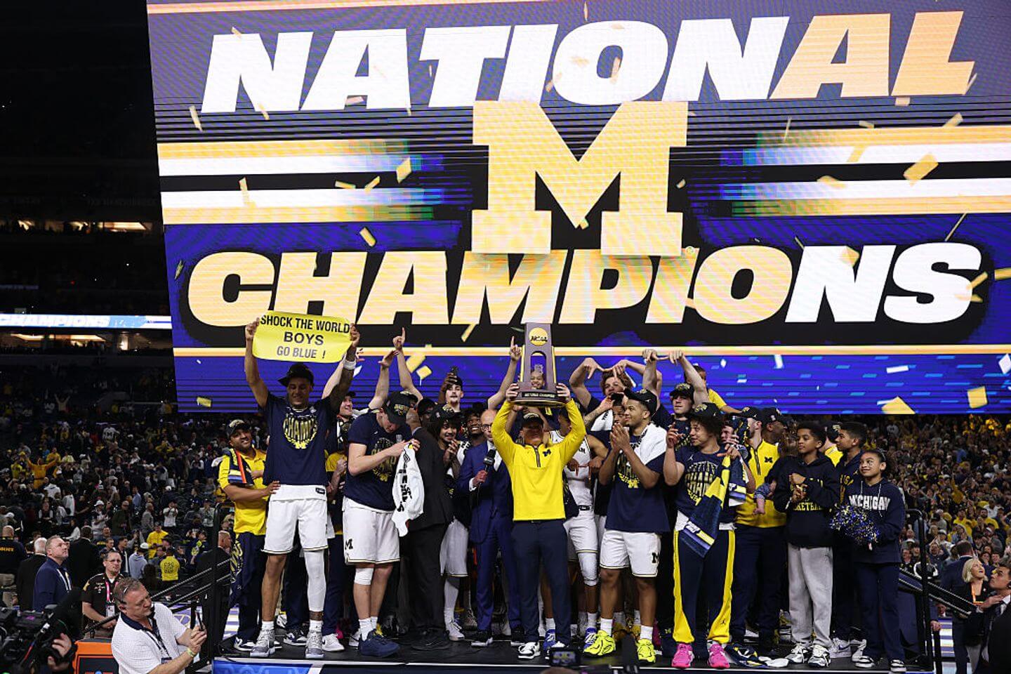 How powerhouse Michigan outlasted a gritty UConn team to win the 2026 NCAA men's basketball national championship